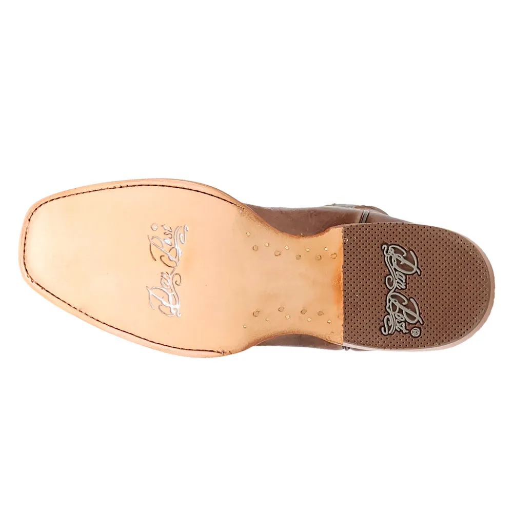 Adelaide Embroidered Square Toe Pull On Cowboy Boots