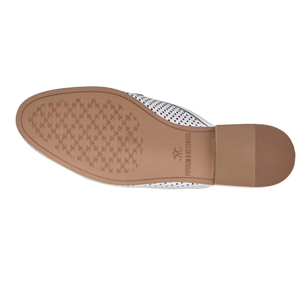 Ali Perforated Bit Mule Loafers