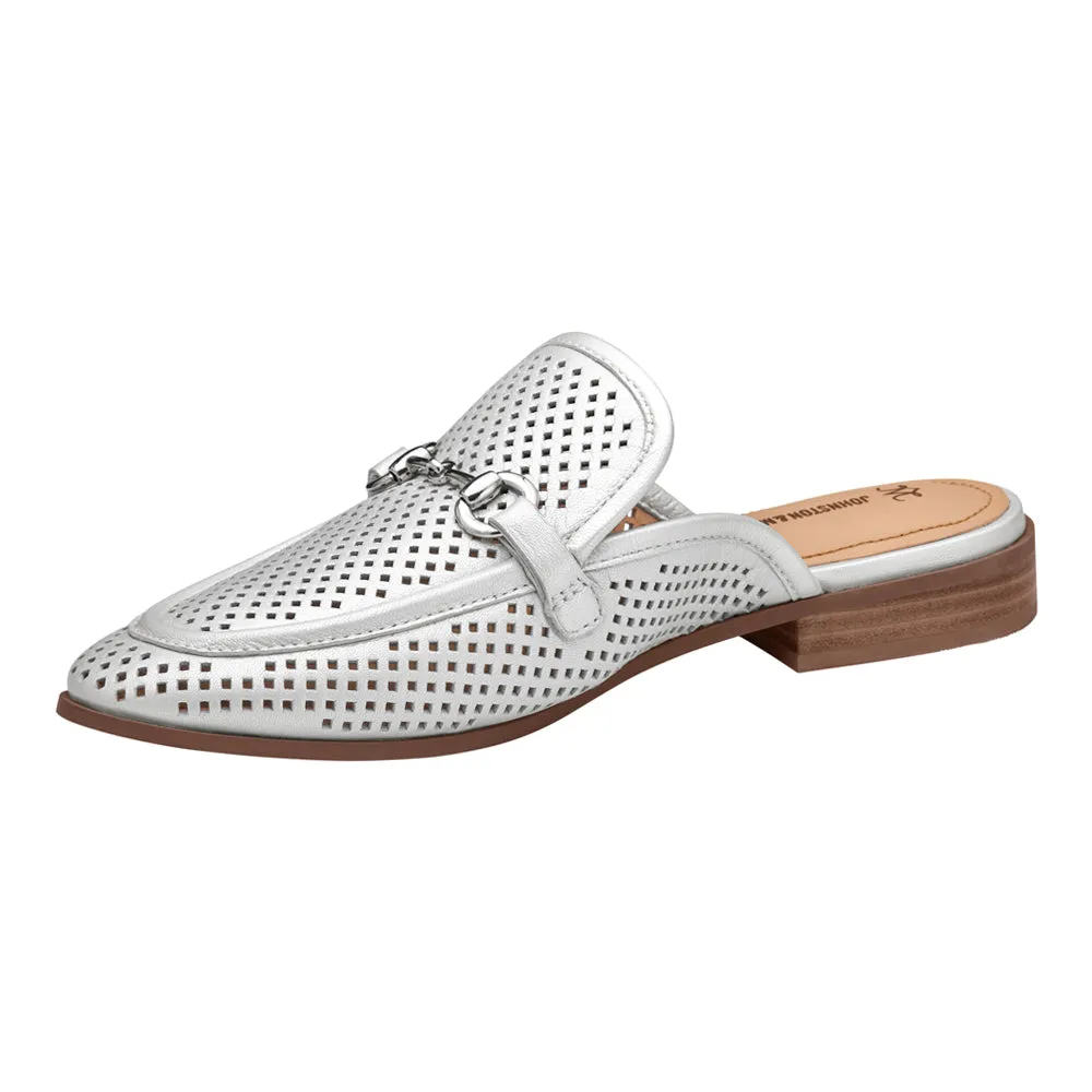 Ali Perforated Bit Mule Loafers