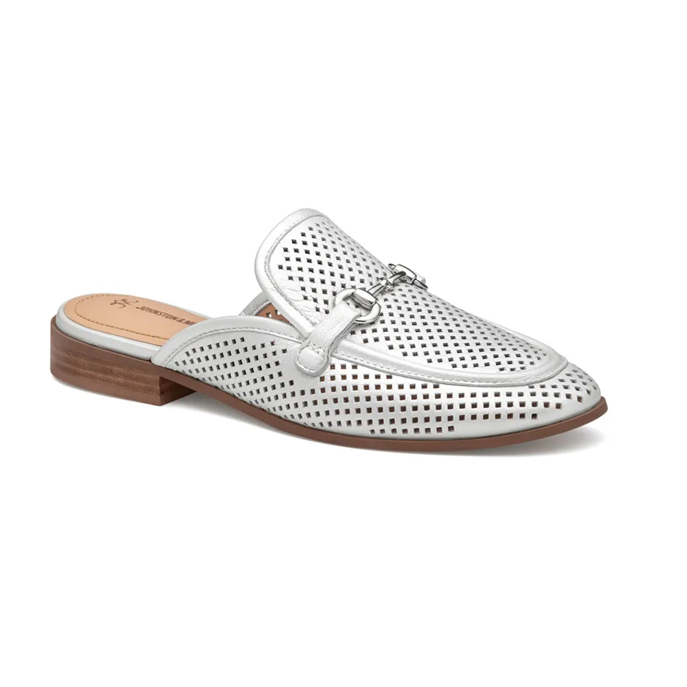 Ali Perforated Bit Mule Loafers
