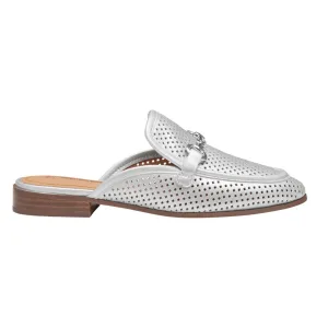 Ali Perforated Bit Mule Loafers