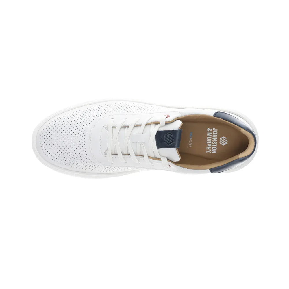 Anders Perforated U-Throat Lace Up Sneakers