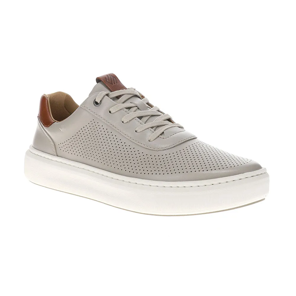 Anders Perforated U-Throat Lace Up Sneakers