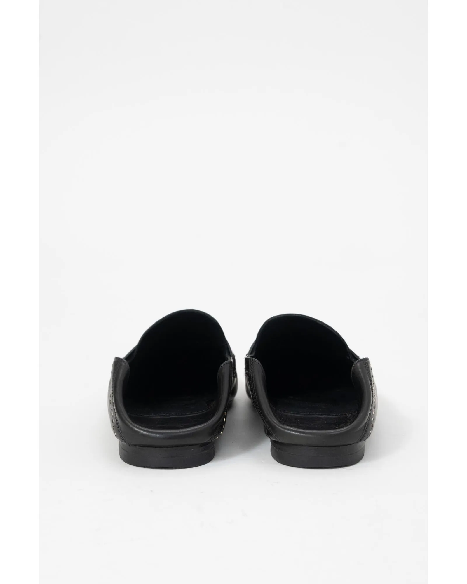 Anny Leather Loafers Studded Detail