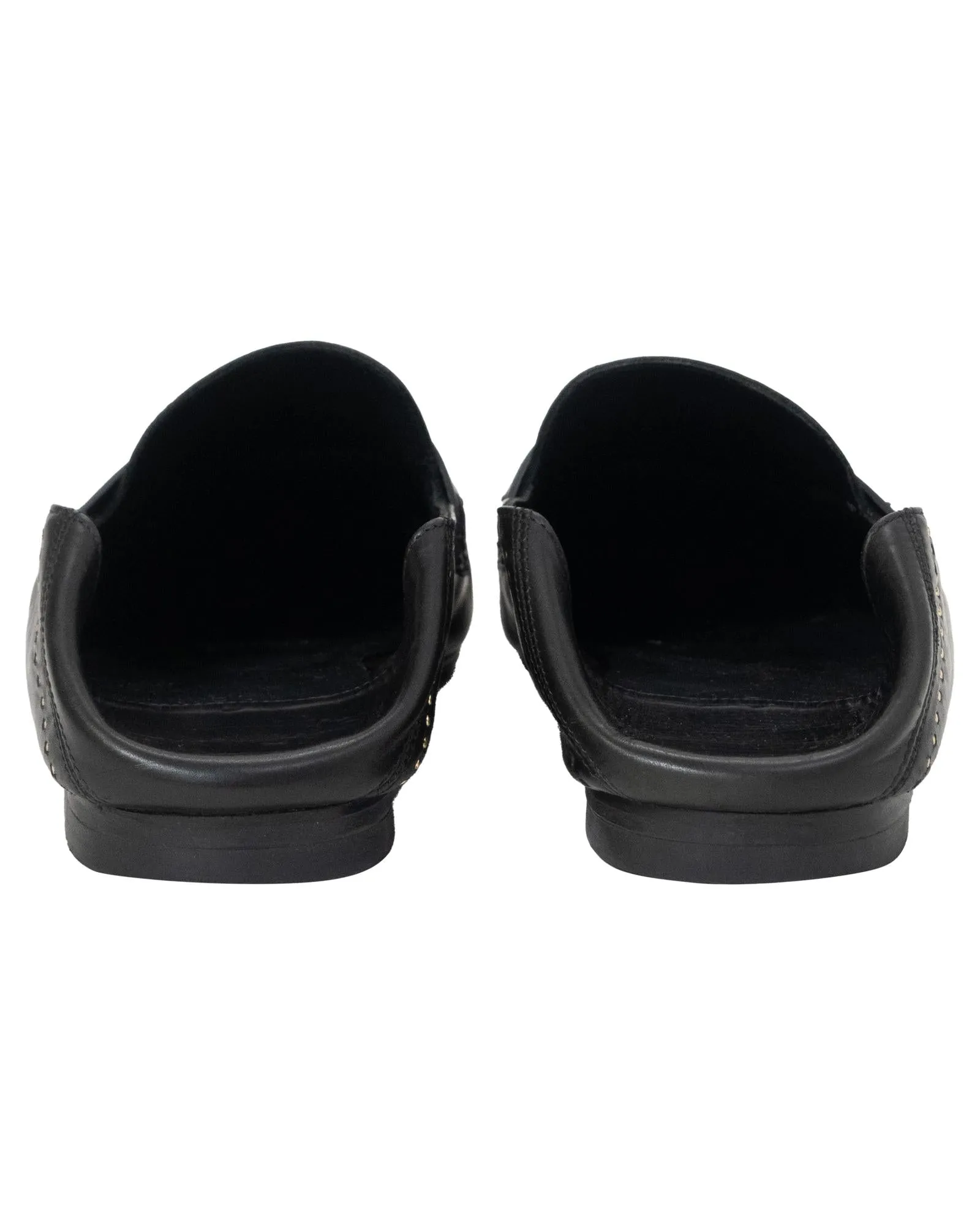 Anny Leather Loafers Studded Detail