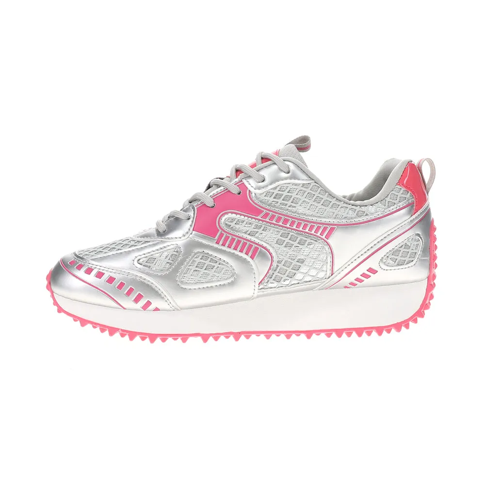 Apollo Metallic Lace Up Sneakers