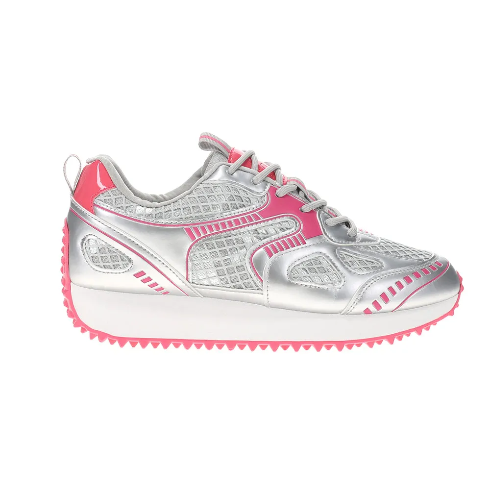 Apollo Metallic Lace Up Sneakers