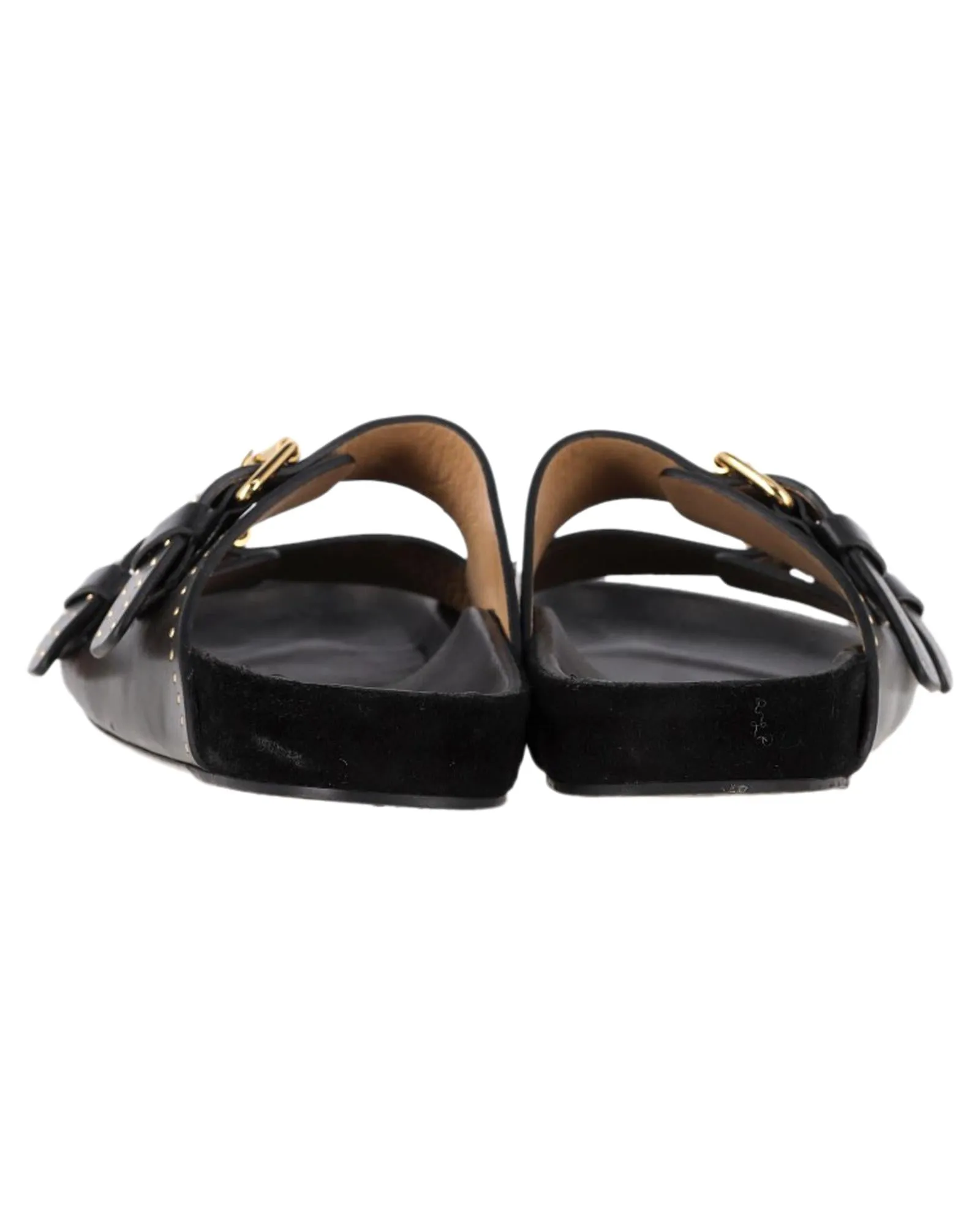 Asmae Studded Leather Sandals