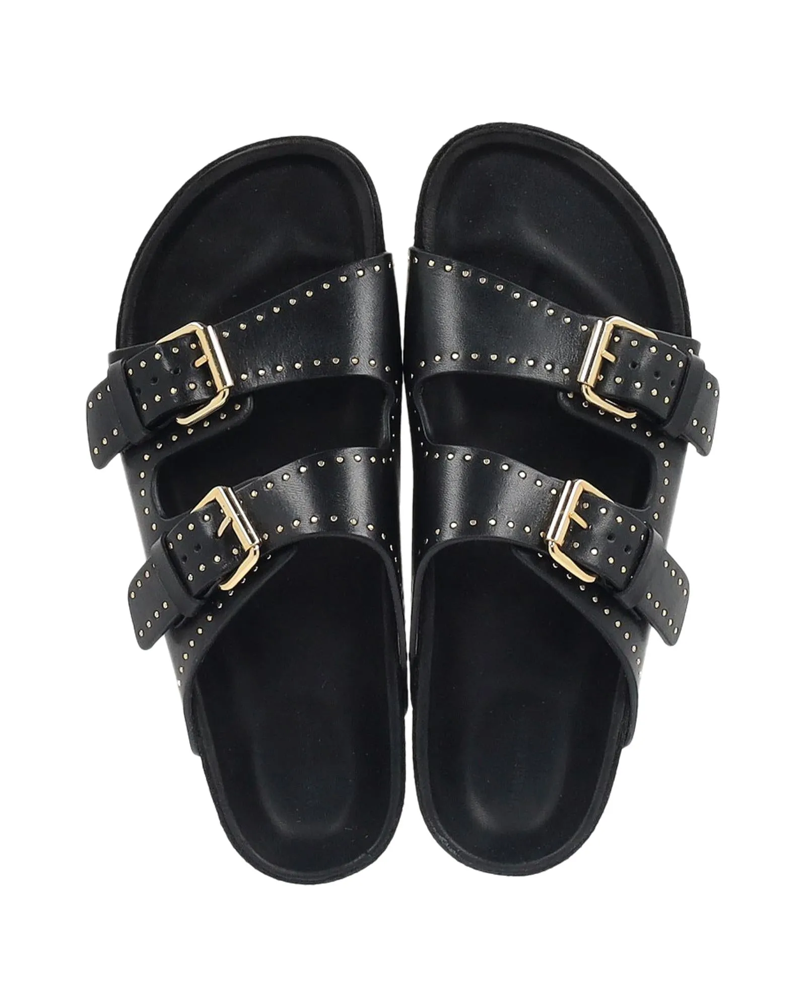 Asmae Studded Leather Sandals