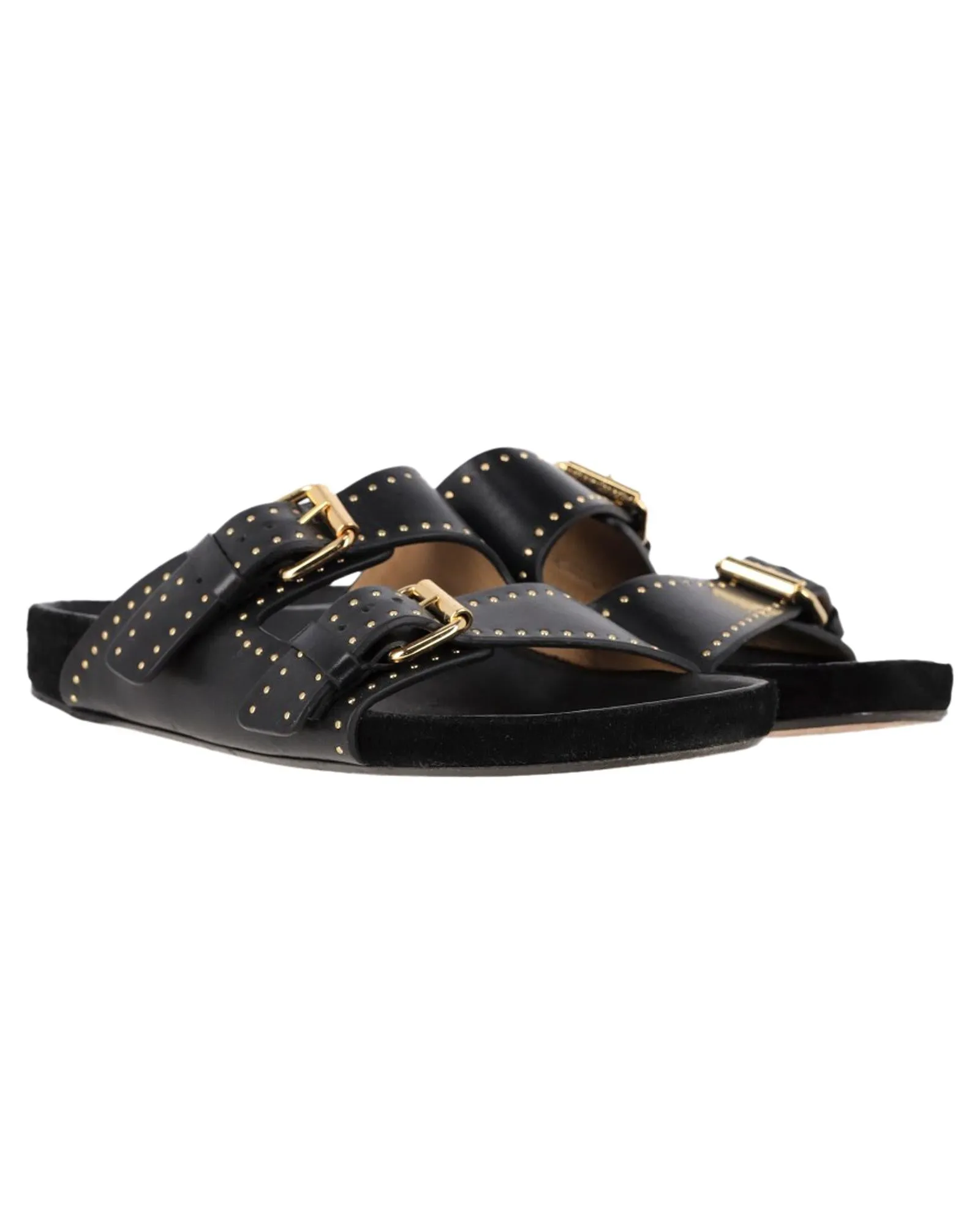 Asmae Studded Leather Sandals