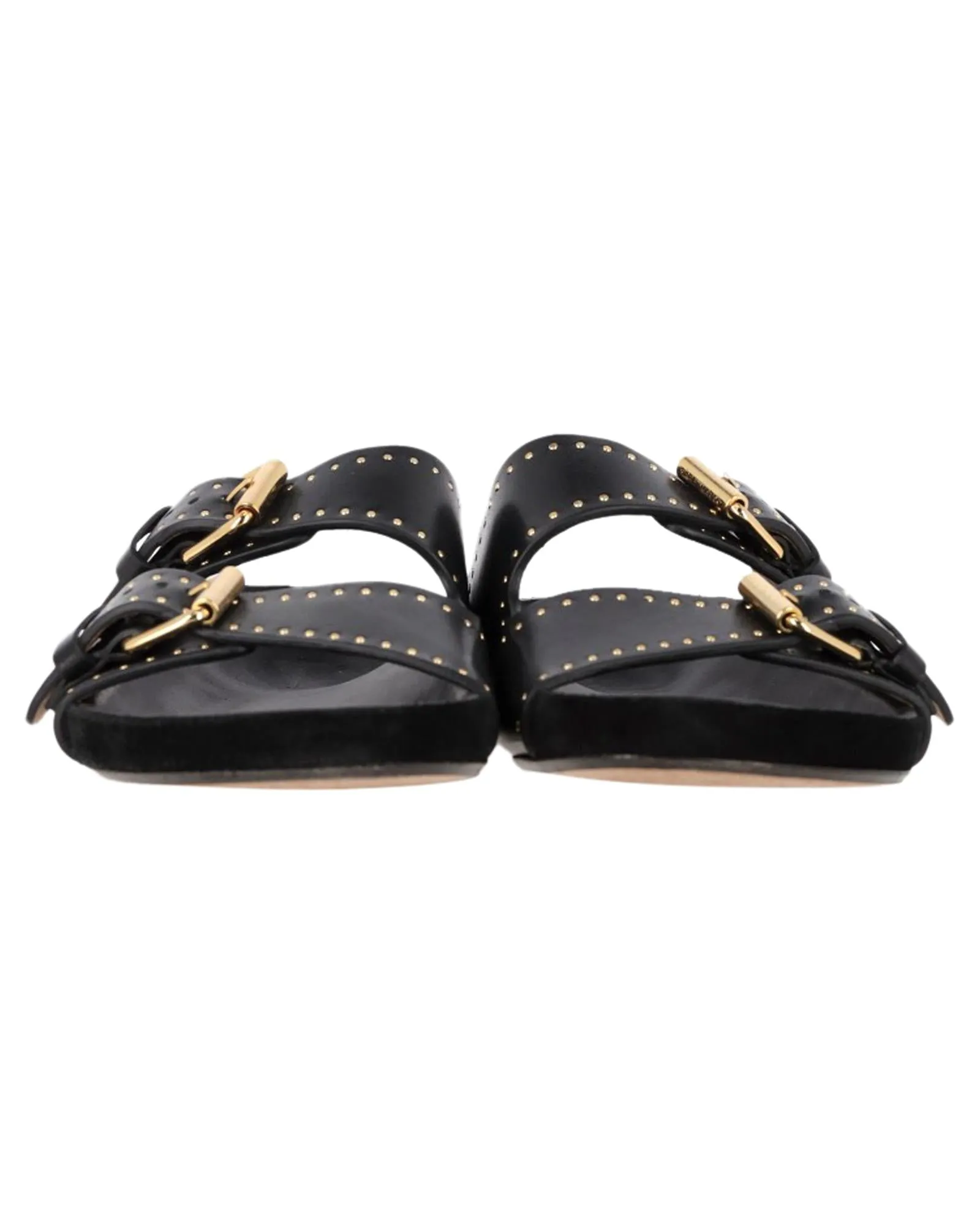 Asmae Studded Leather Sandals