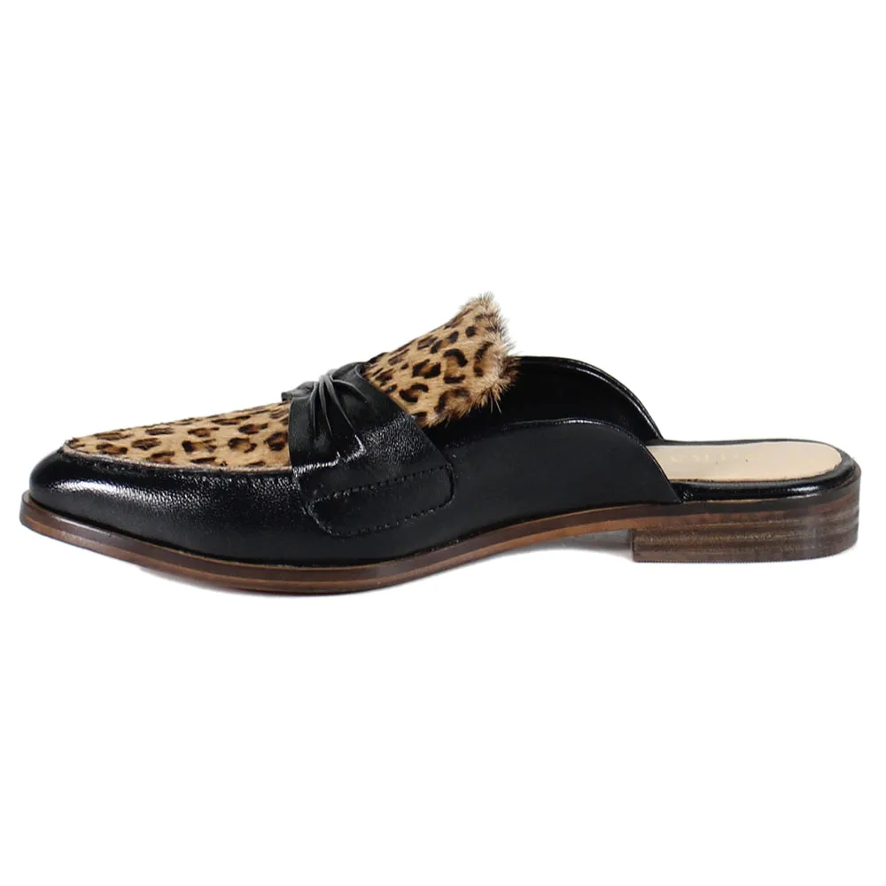 Au Pair Leopard Mule Loafers