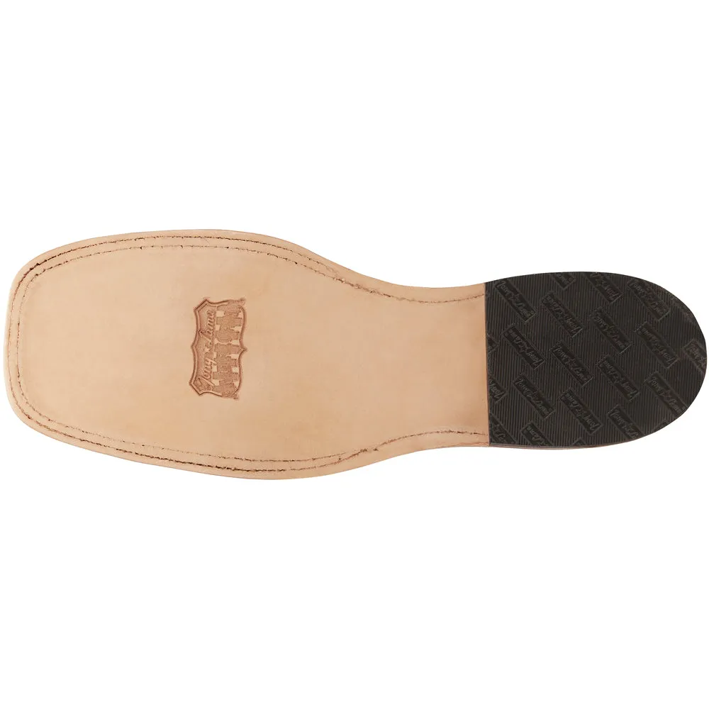 Avett 11 Inch Embroidered Square Toe Pull On Cowboy Boots