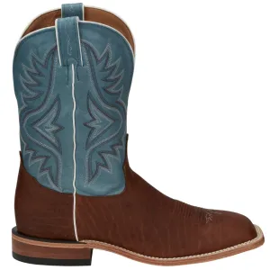 Avett 11 Inch Embroidered Square Toe Pull On Cowboy Boots
