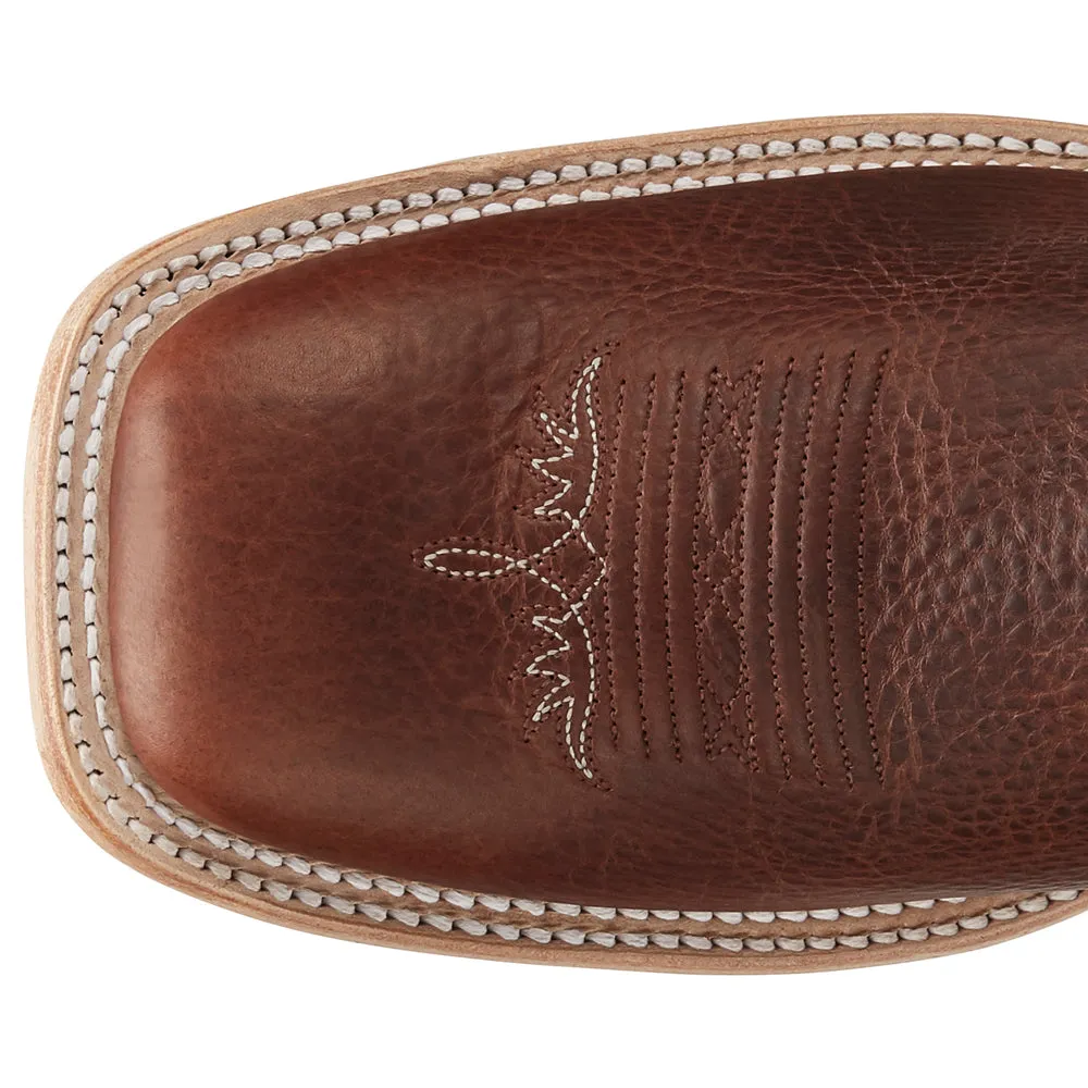 Avett 11 Inch Embroidered Square Toe Pull On Cowboy Boots