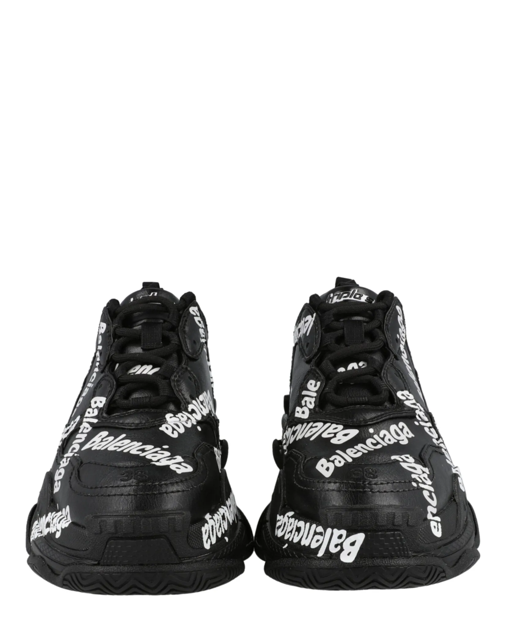 Balenciaga Triple S Logotype Sneakers Womens 524039W-2FAB-1090