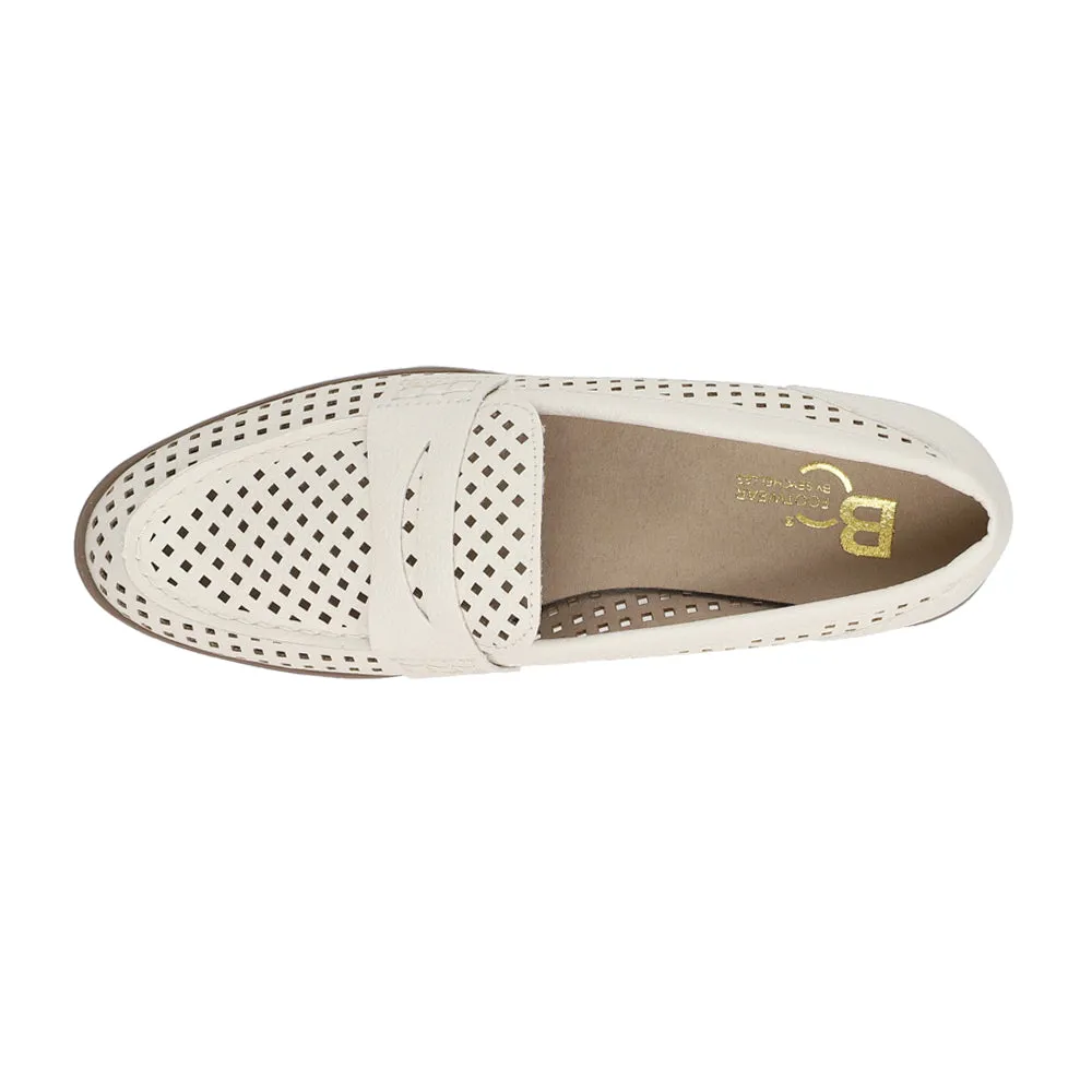 Bamboo Cut Out Slip On Loafers