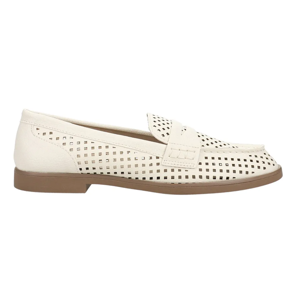 Bamboo Cut Out Slip On Loafers