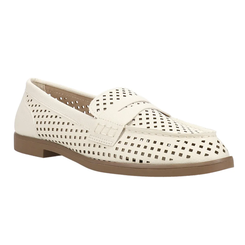 Bamboo Cut Out Slip On Loafers