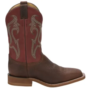 Bender 11 Inch Embroidered Square Toe Cowboy Boots