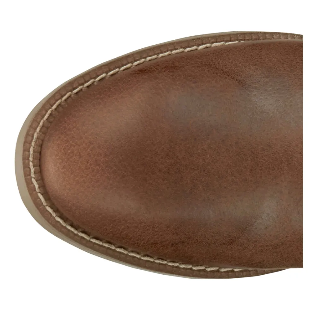 Blain 10 Inch Water Buffalo Round Toe Pull On Cowboy Boots