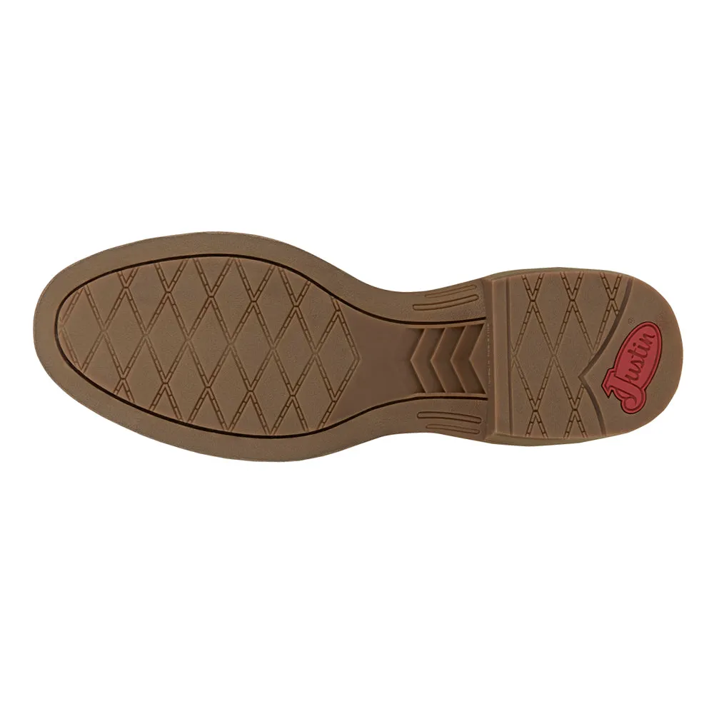 Blain 10 Inch Water Buffalo Round Toe Pull On Cowboy Boots