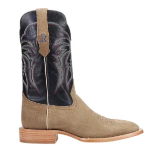Boar Wide Embroidered Square Toe Cowboy Boots