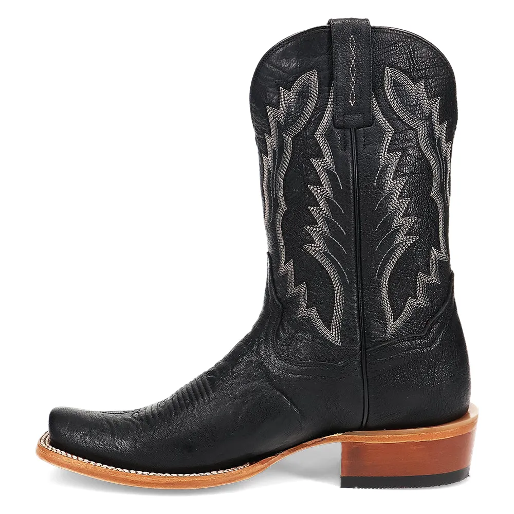 Boerne Embroidered Square Toe Cowboy Boots