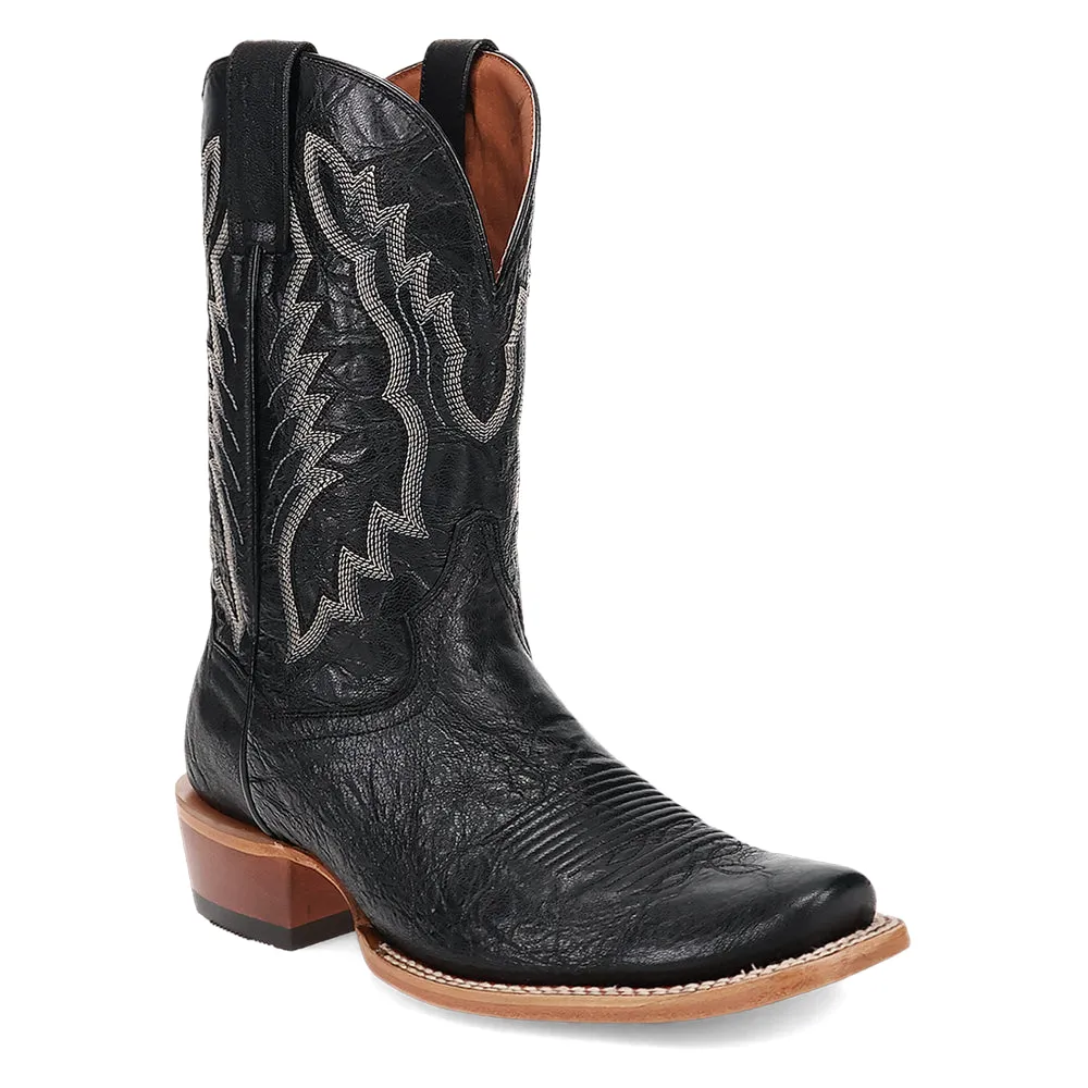Boerne Embroidered Square Toe Cowboy Boots
