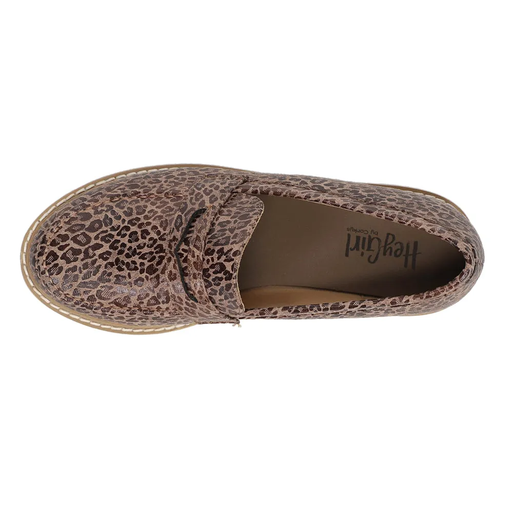 Boost Leopard Lug Sole Loafers