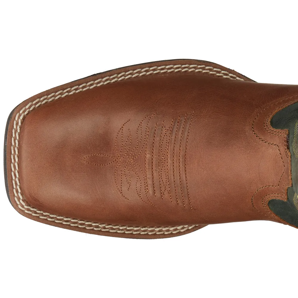 Bowline 11 Inch Square Toe Pull On Cowboy Boots