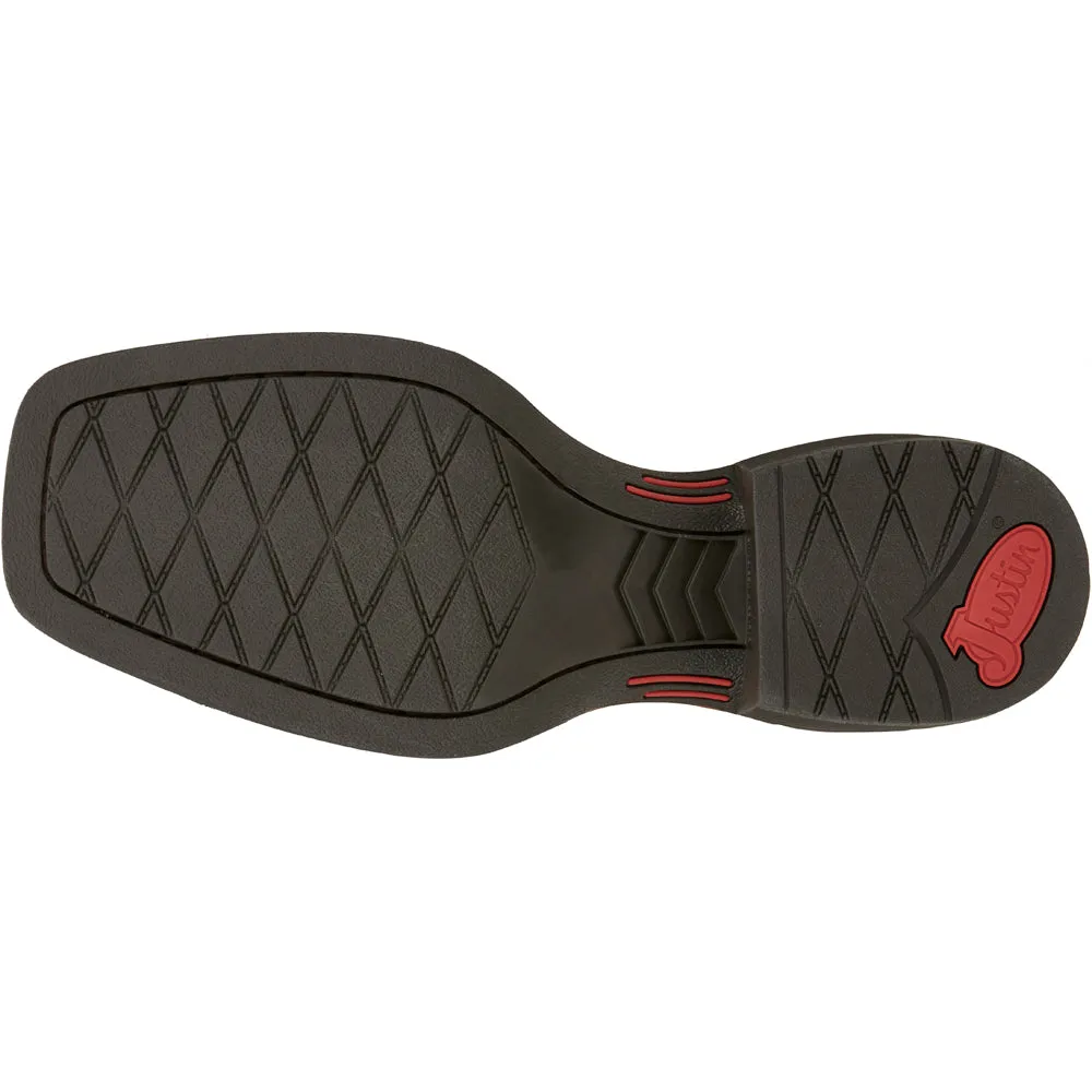 Bowline 11 Inch Square Toe Pull On Cowboy Boots