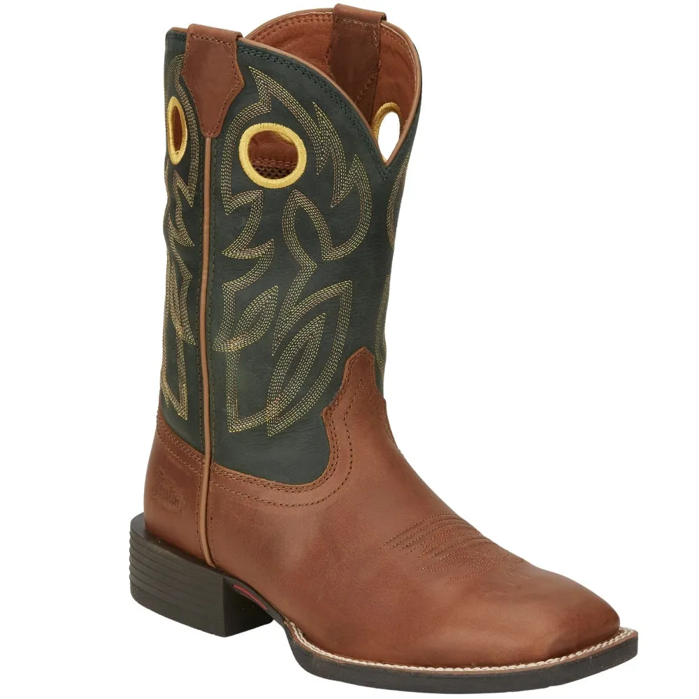 Bowline 11 Inch Square Toe Pull On Cowboy Boots