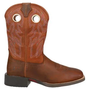 Bowline 11 Inch Water Buffalo Square Toe Pull On Cowboy Boots