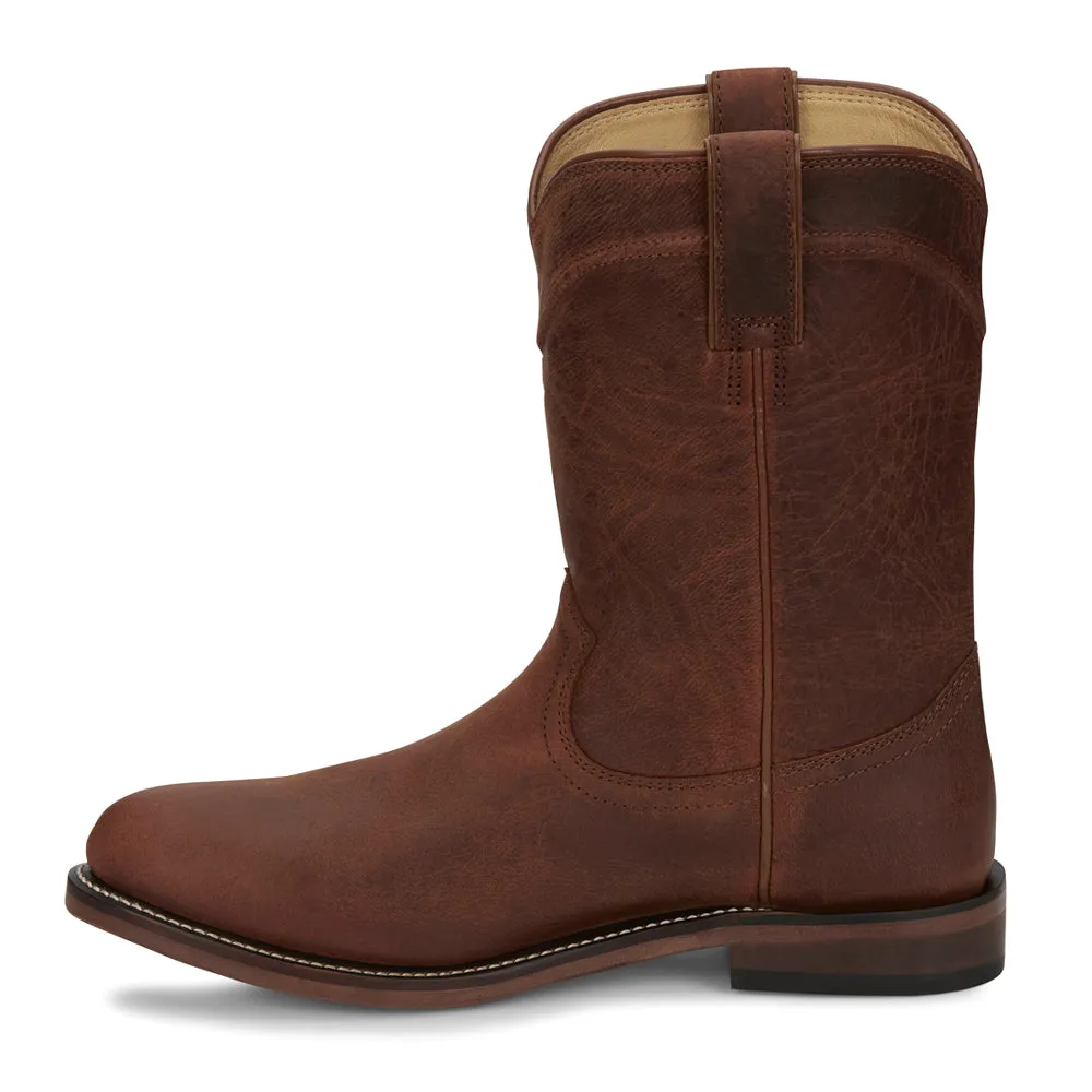 Braswell 10 Inch Round Toe Pull On Cowboy Boots