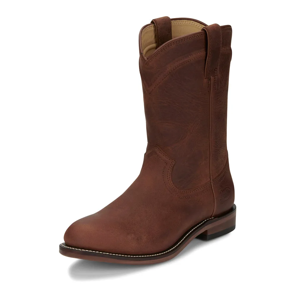 Braswell 10 Inch Round Toe Pull On Cowboy Boots