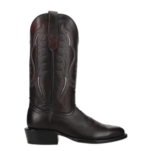 Brush Off Medium Embroidered Round Toe Cowboy Boots