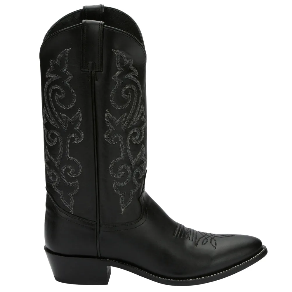 Buck 13 Inch Round Toe Pull On Cowboy Boots