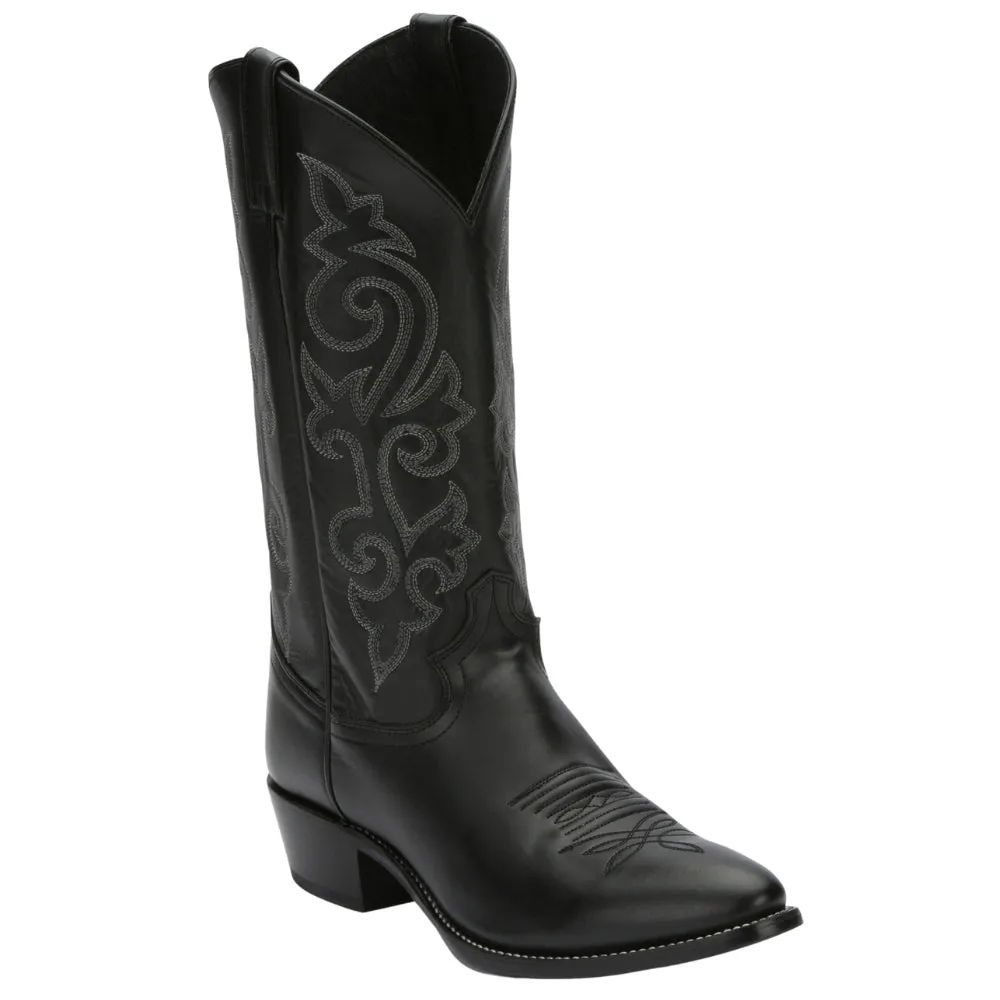 Buck 13 Inch Round Toe Pull On Cowboy Boots