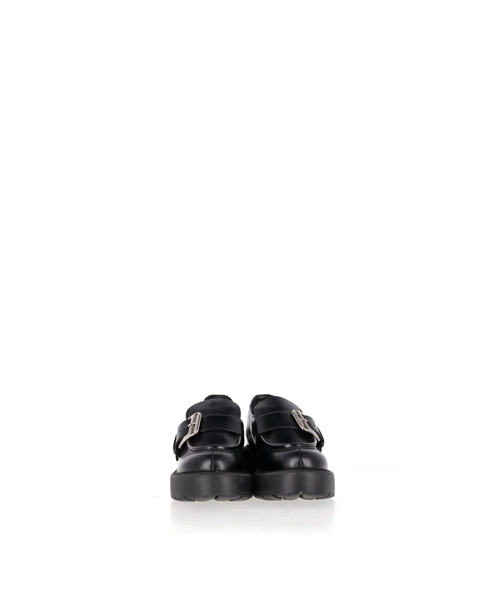 Buckle Strap Platform Loafers