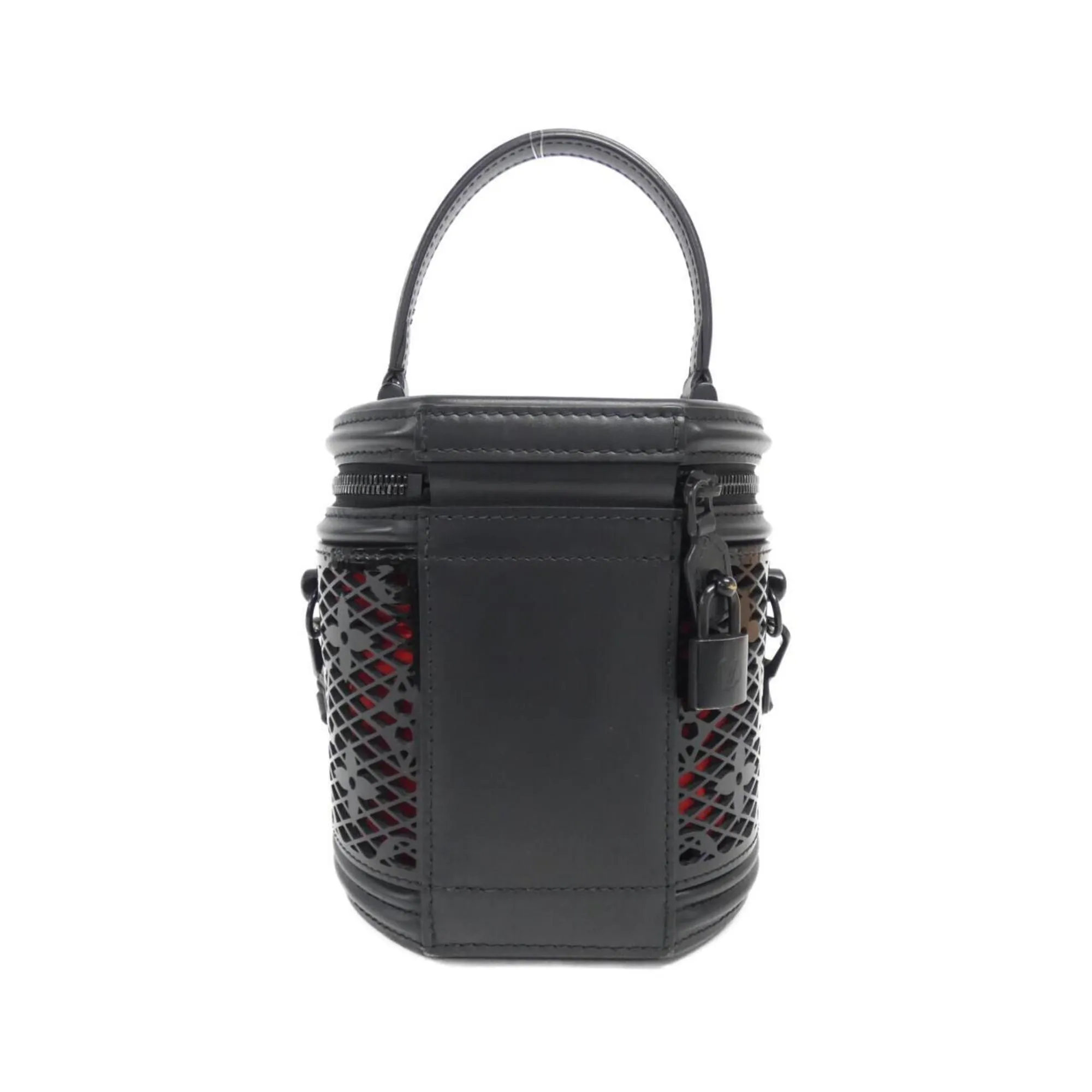 Cannes Leather Bucket Bag with Accessories