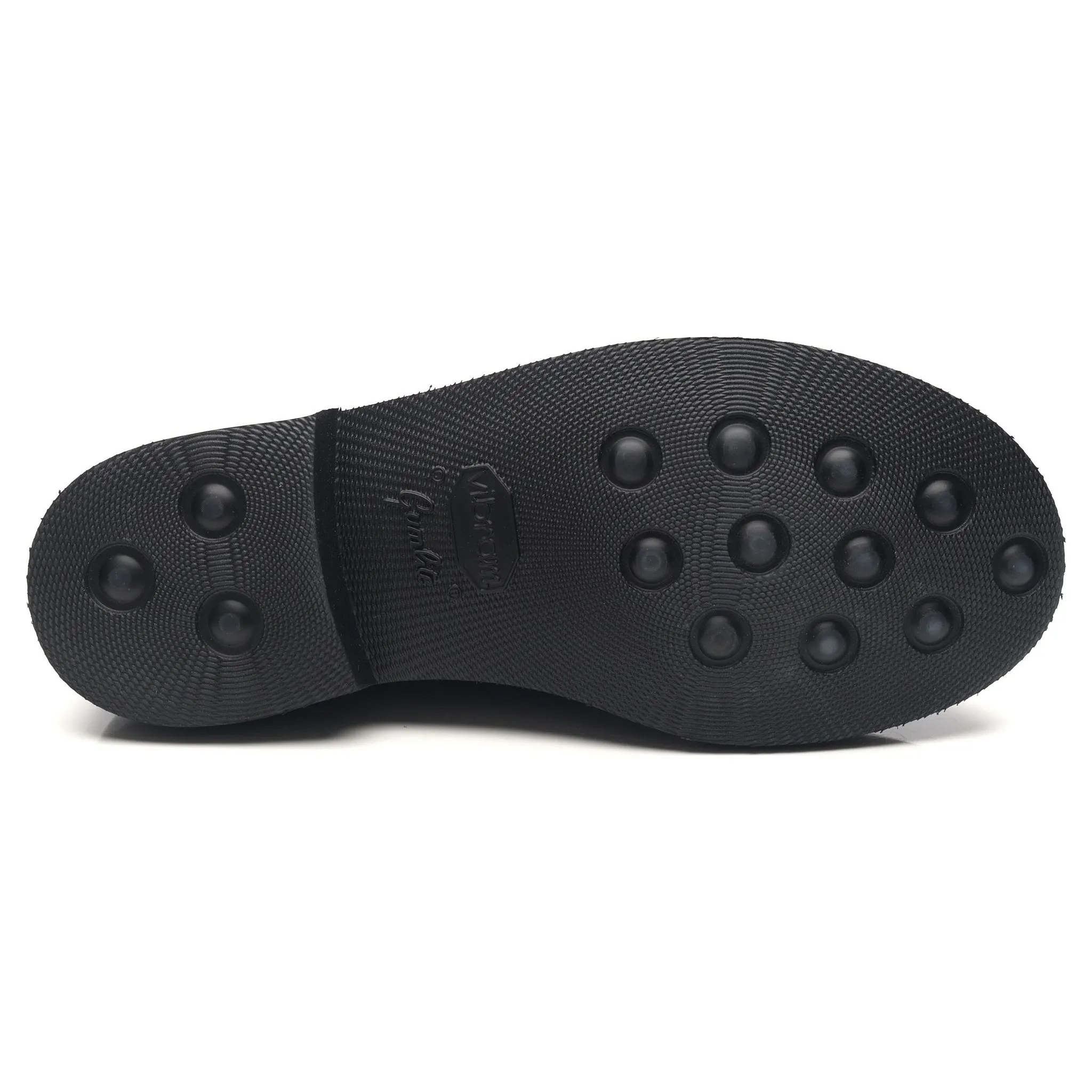 'Diggery' Black Leather Double Monk Strap UK 9 G