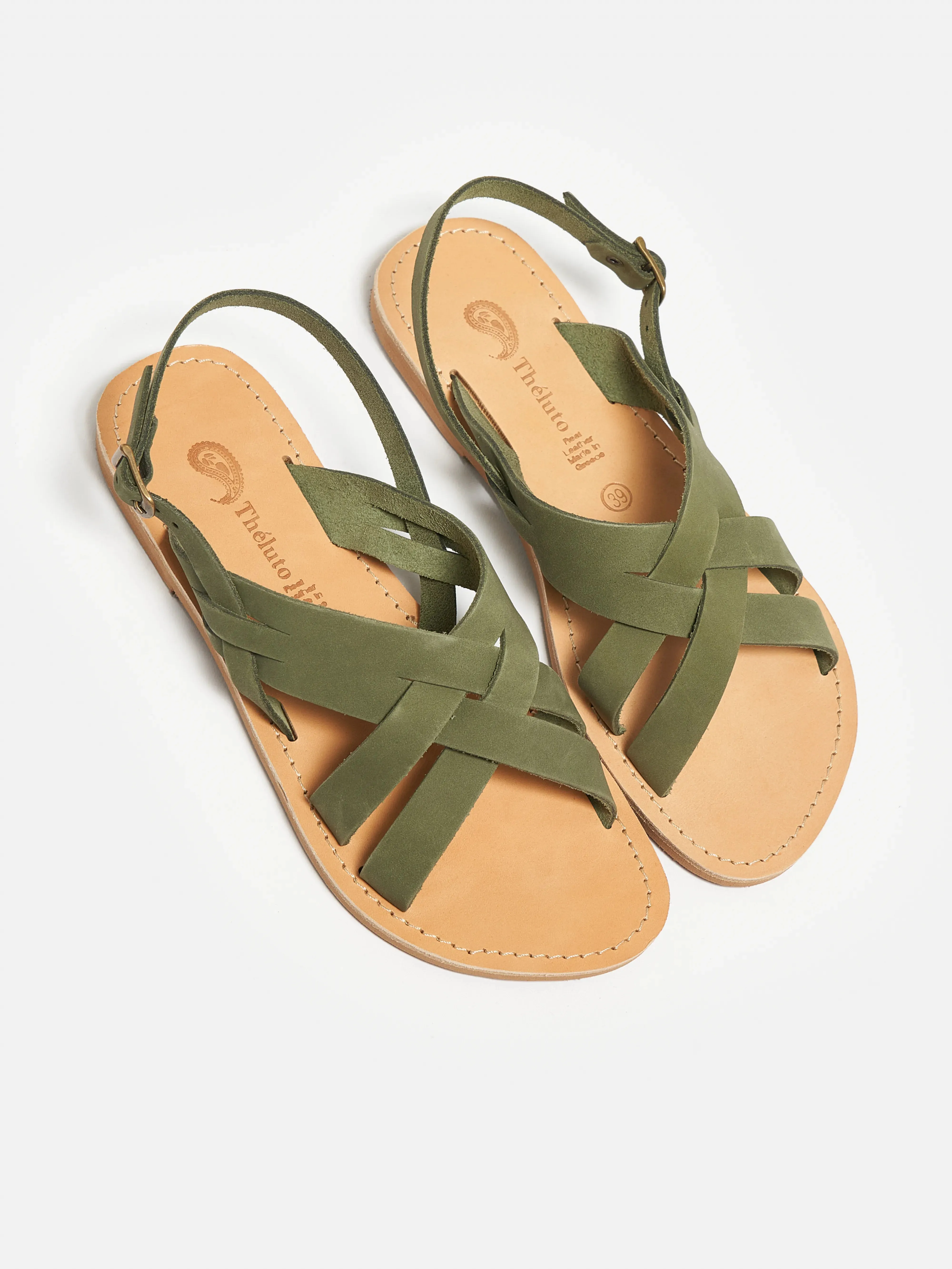 lou sandals (241 / G / KAKI)