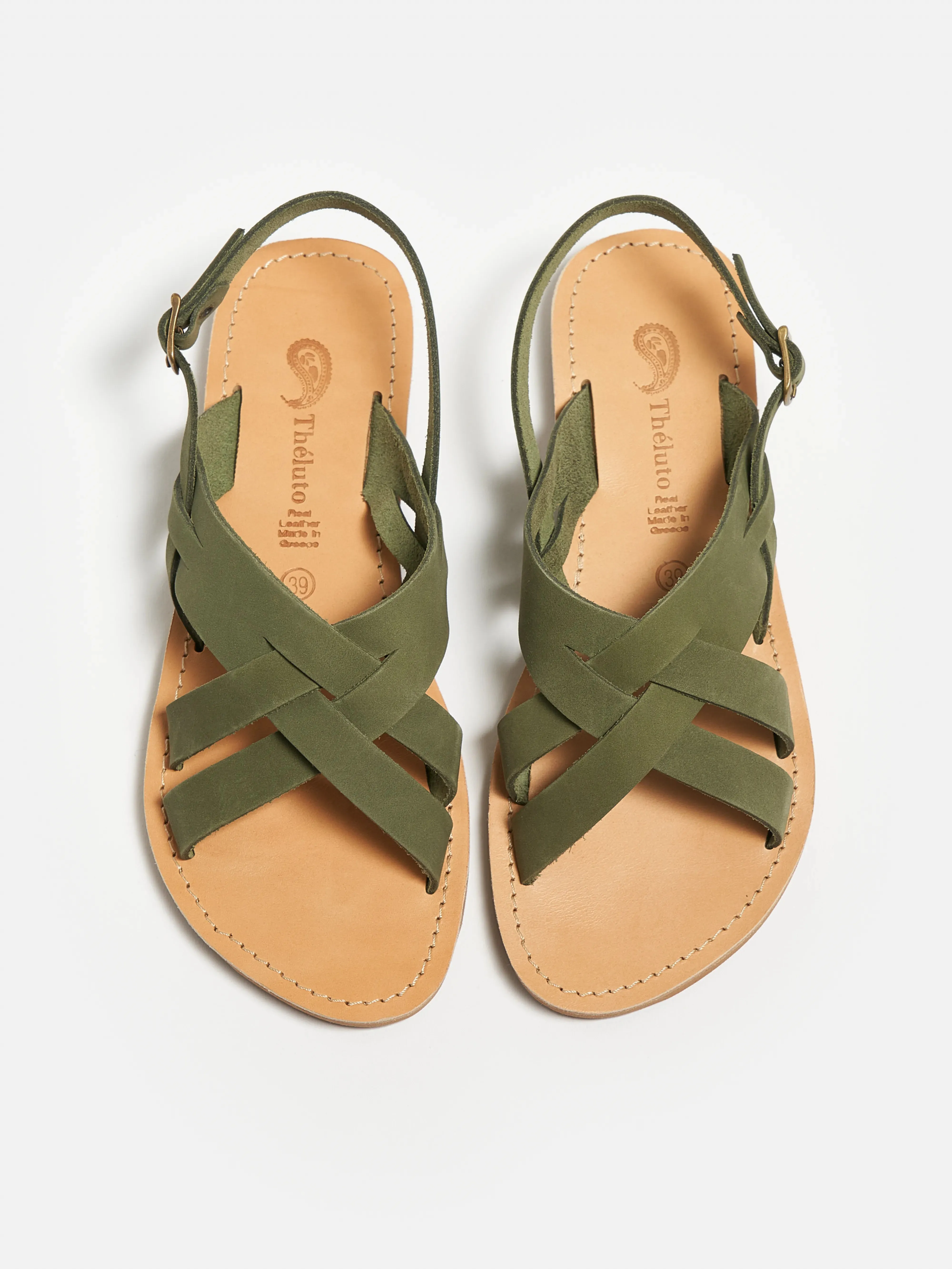 lou sandals (241 / G / KAKI)