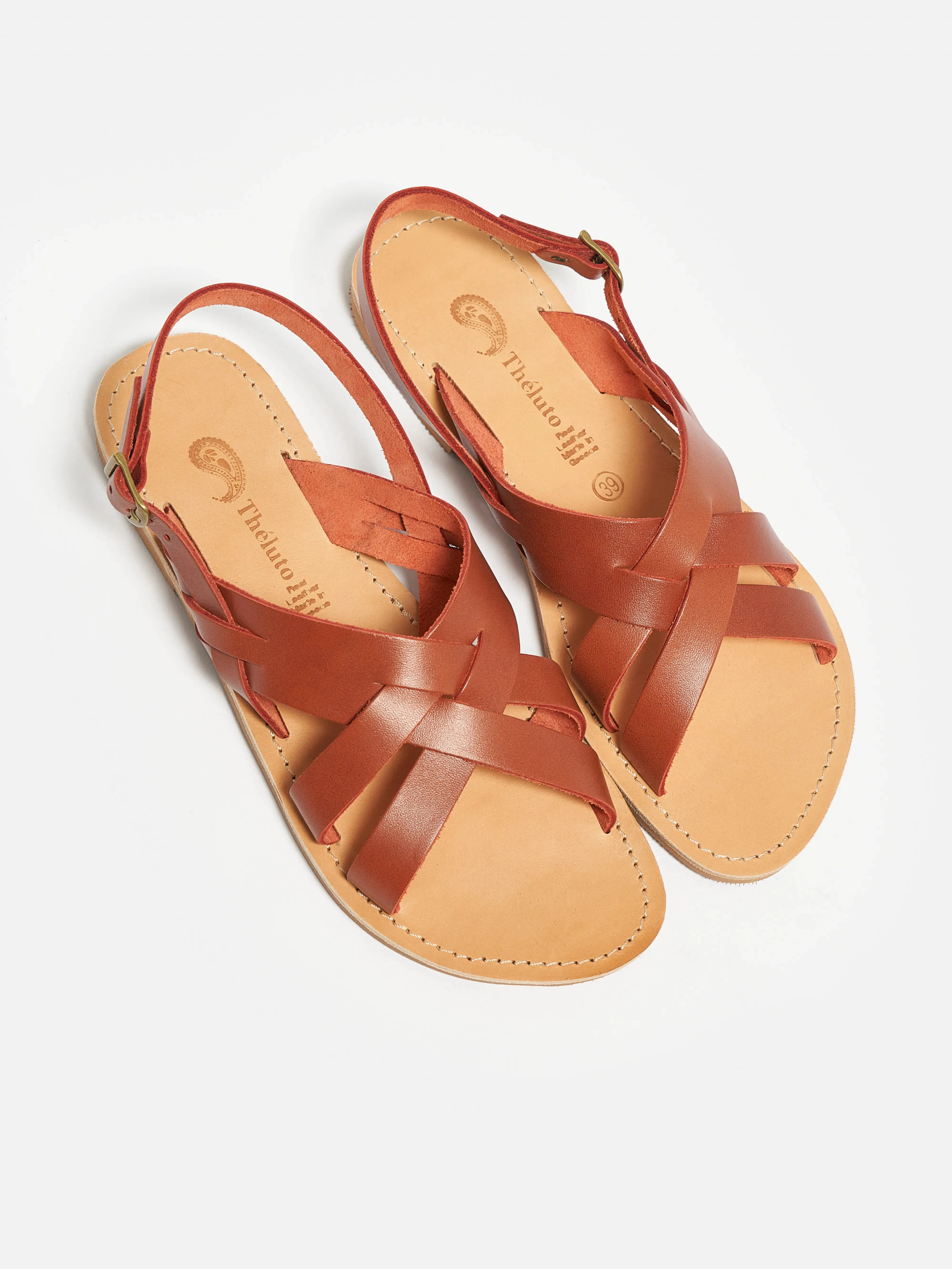 lou sandals (241 / G / ROUILLE)
