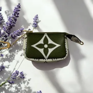 Louis Vuitton LV Monogram Giant Micro Pochette Accessories Khaki, White