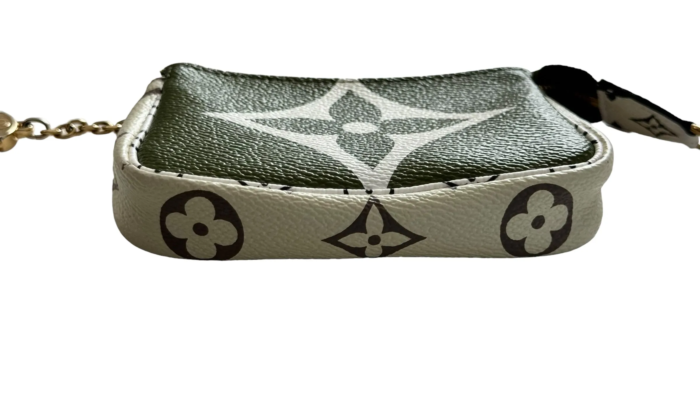 Louis Vuitton LV Monogram Giant Micro Pochette Accessories Khaki, White