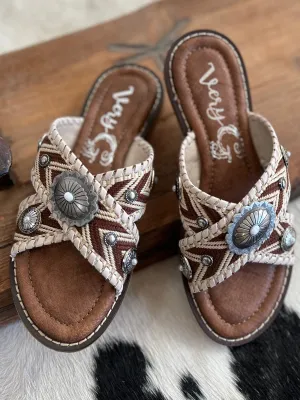 Very G Jungle Cream Sandals
